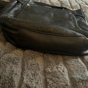 Elegant Black Leather Handbag